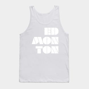 ED MON TON: Faded Glory (white) Tank Top